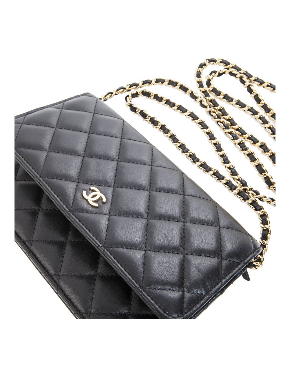Mini sac CHANEL matelassé noir