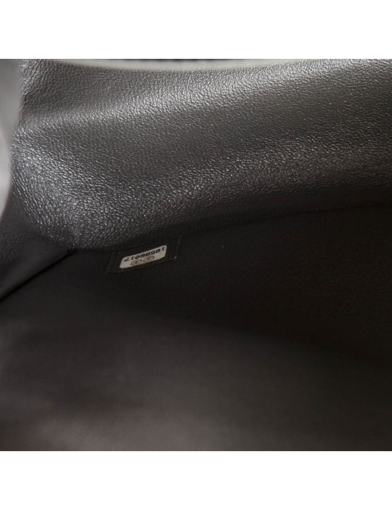 Maxi jumbo CHANEL matelassé gris foncé