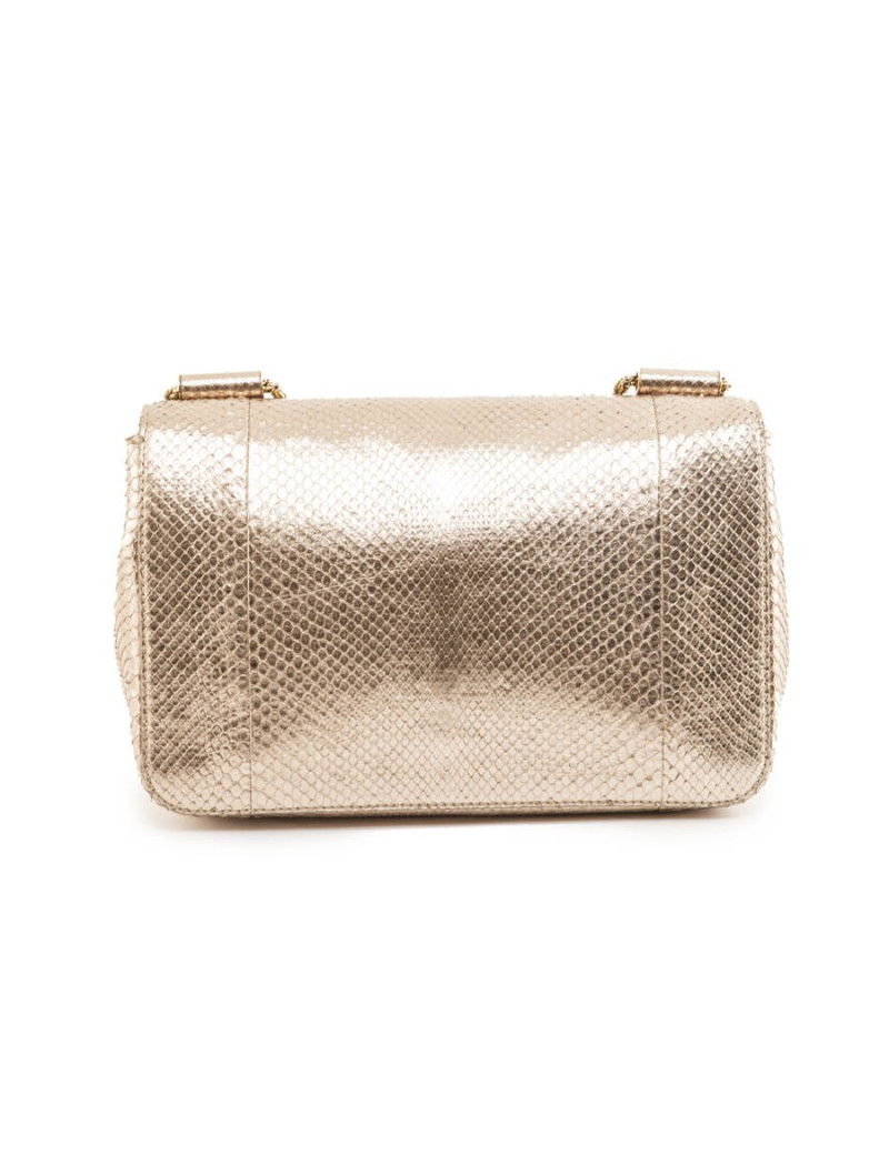 Sac CHLOE en  python doré