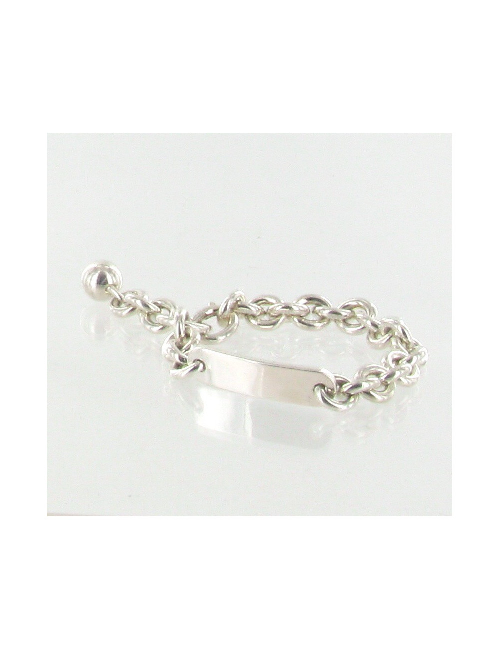 Gourmette en argent massif HERMES