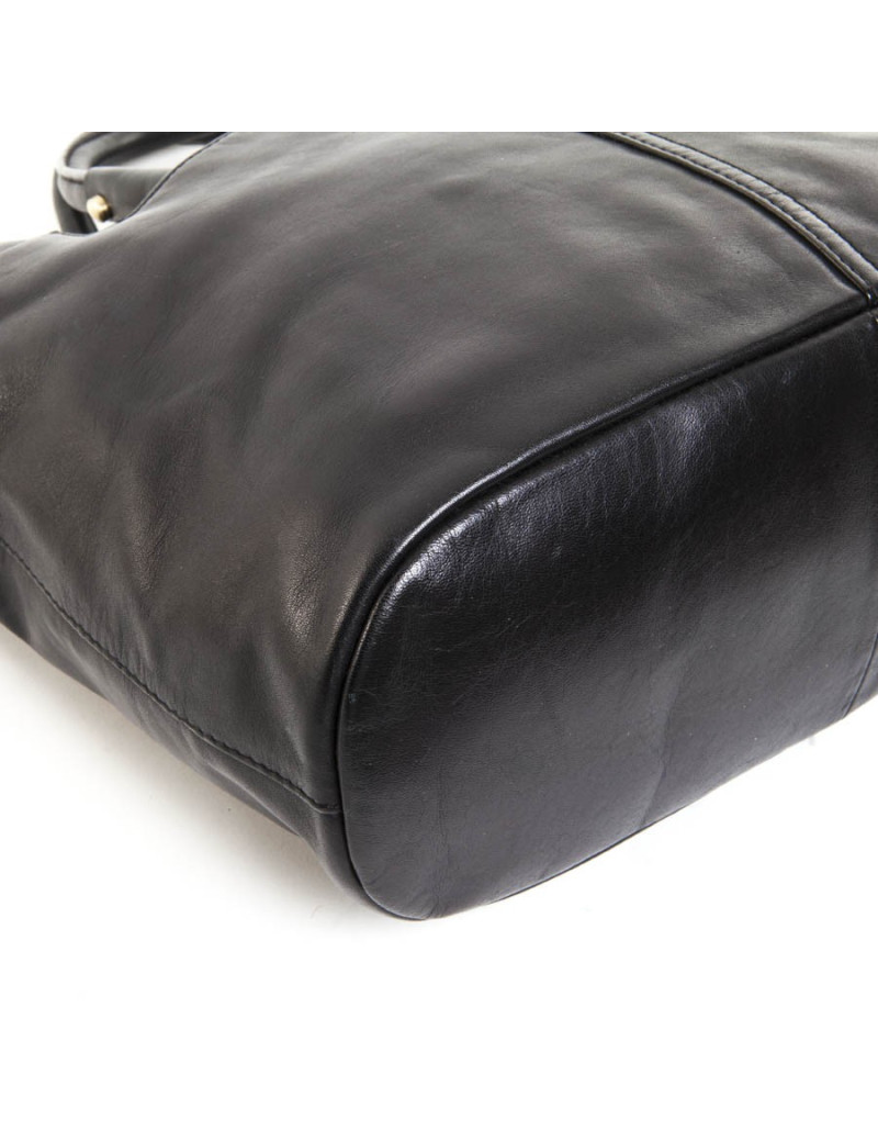 GIVENCHY black smooth soft leather bag
