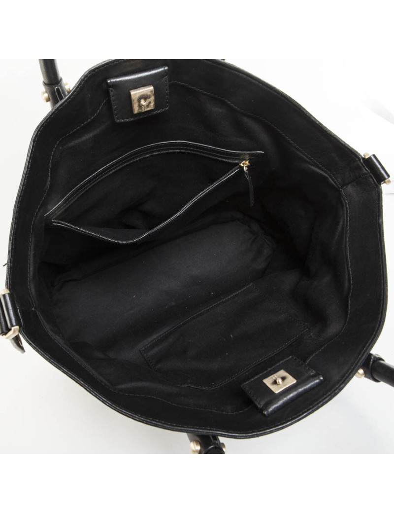 GIVENCHY black smooth soft leather bag