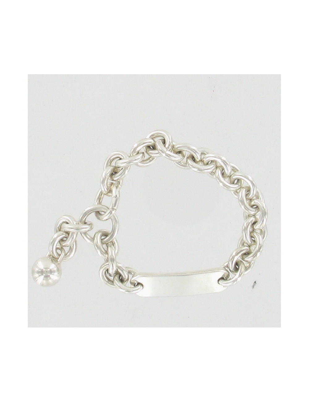 Gourmette en argent massif HERMES