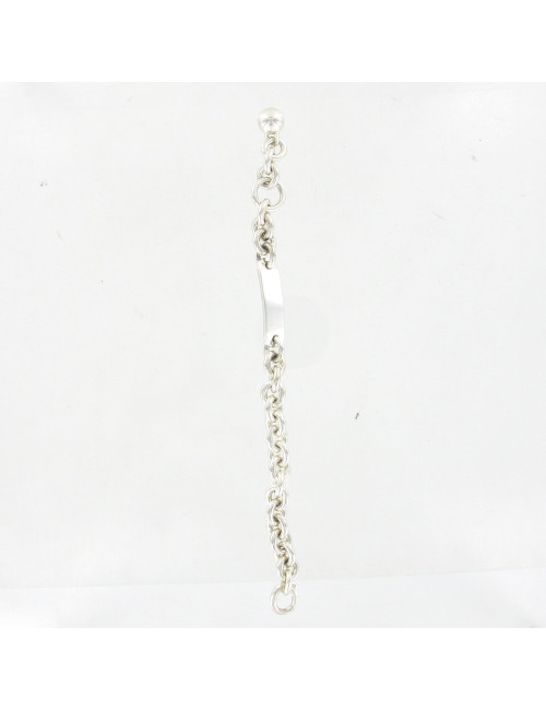 Gourmette en argent massif HERMES