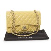 Timeless yellow smooth lambskin CHANEL bag