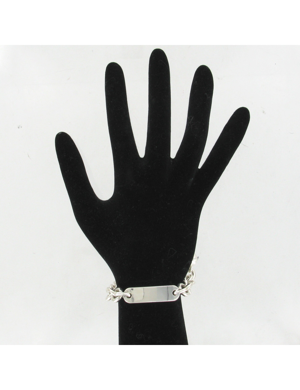 Gourmette en argent massif HERMES