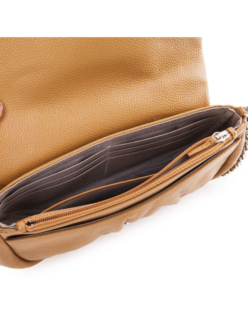 Mini sac pochette CHANEL avec longue chaine