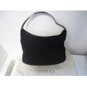 GUCCI bag in Black canvas and anse ruthenium