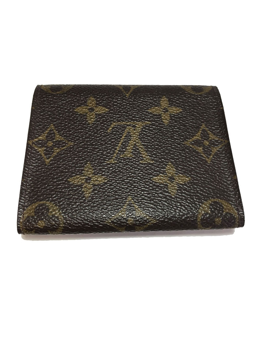 Enveloppe cartes de visite LOUIS VUITTON en toile LV