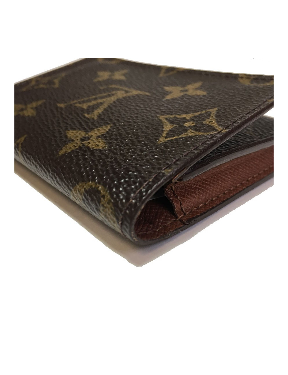 Enveloppe cartes de visite LOUIS VUITTON en toile LV