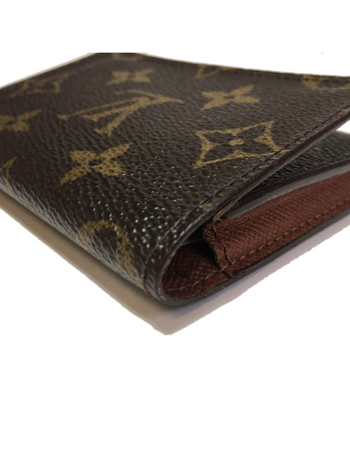 Enveloppe cartes de visite LOUIS VUITTON en toile LV