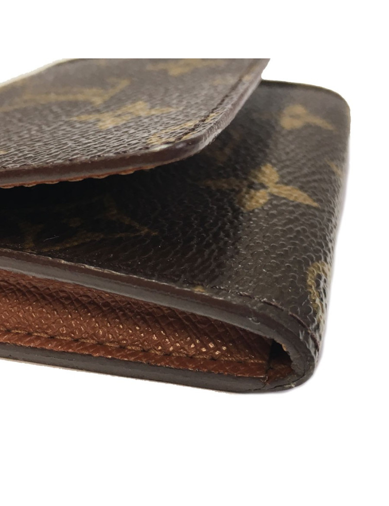 Enveloppe cartes de visite LOUIS VUITTON en toile LV