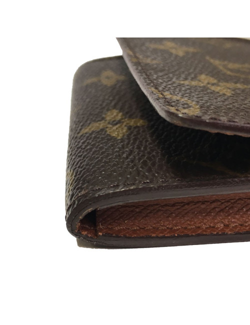 Enveloppe cartes de visite LOUIS VUITTON en toile LV