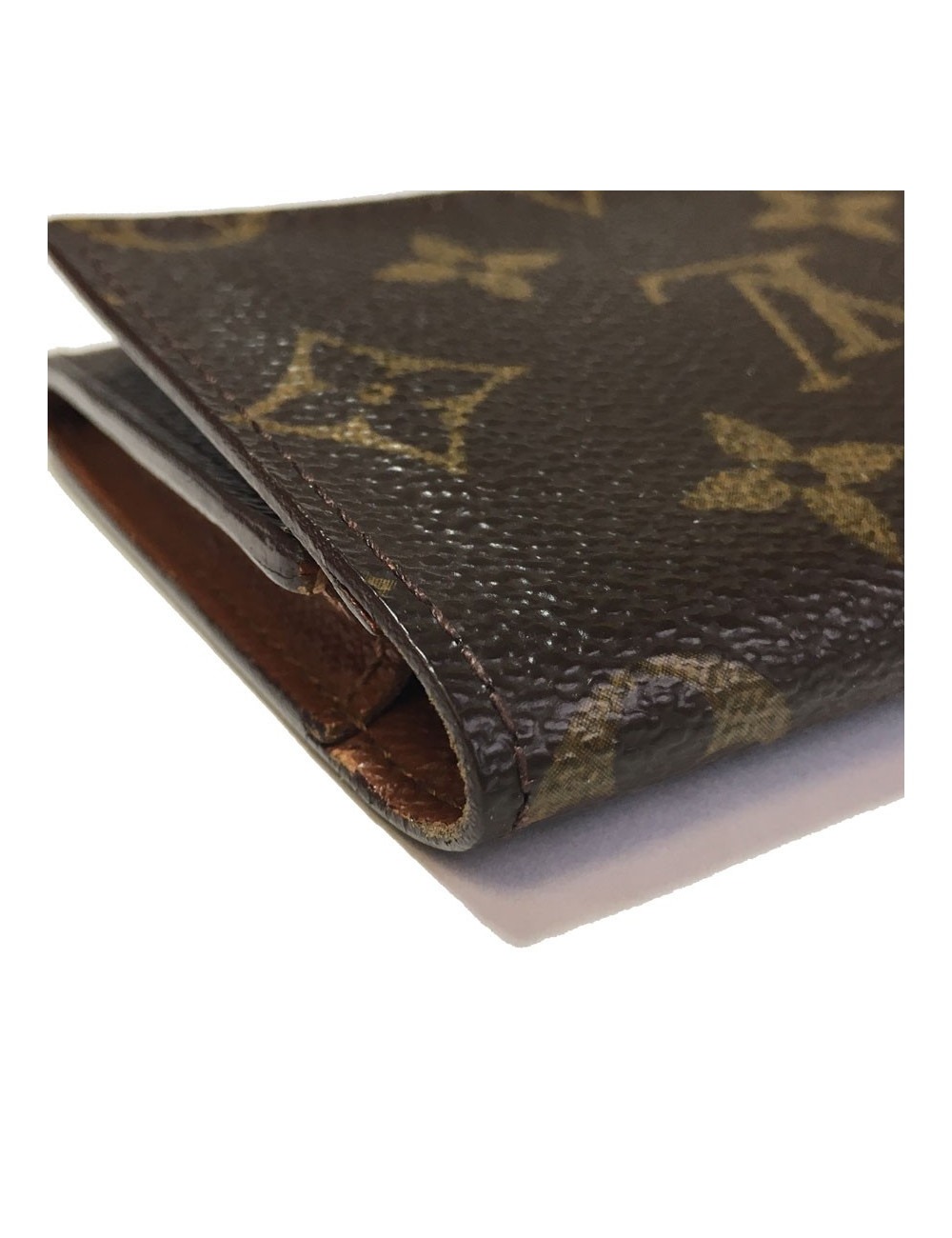 Enveloppe cartes de visite LOUIS VUITTON en toile LV