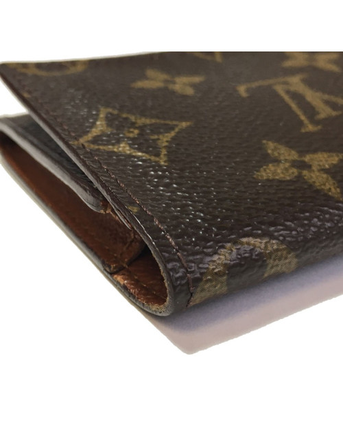 Enveloppe cartes de visite LOUIS VUITTON en toile LV