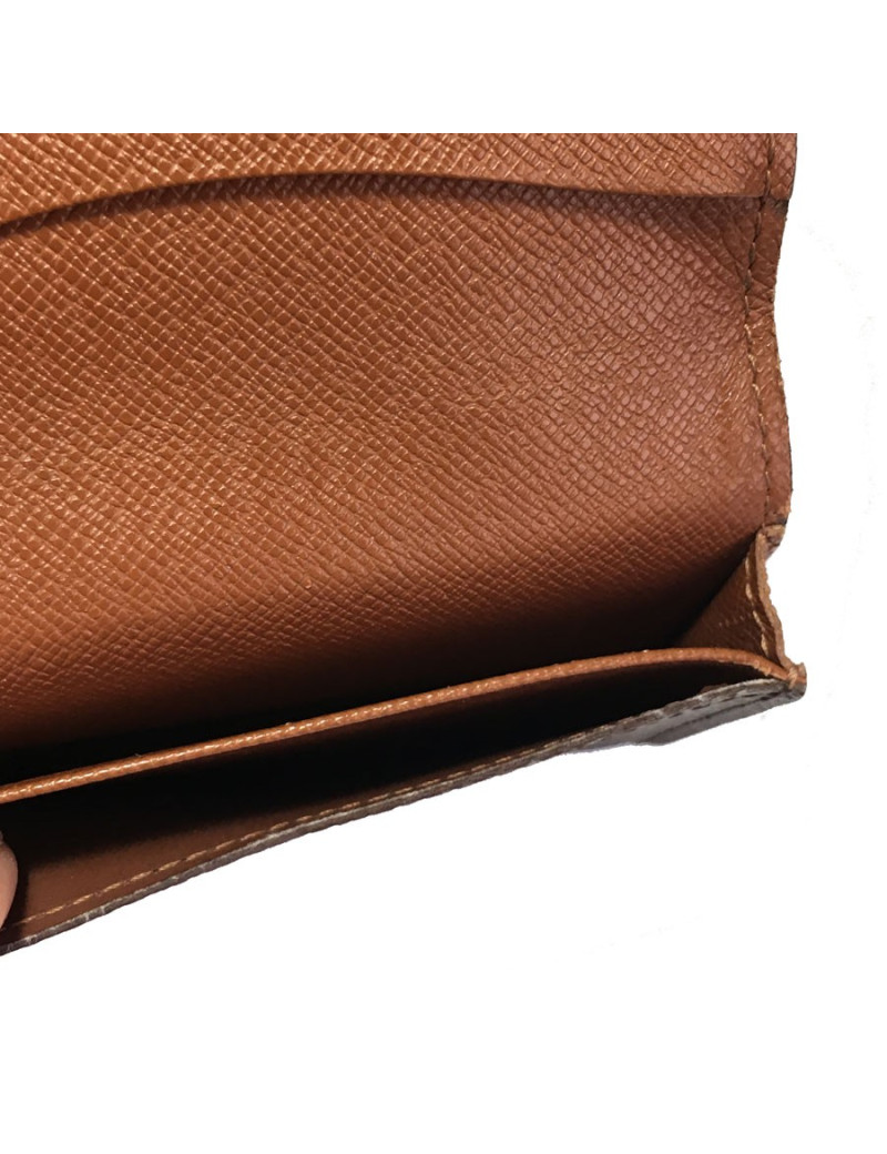 Enveloppe cartes de visite LOUIS VUITTON en toile LV