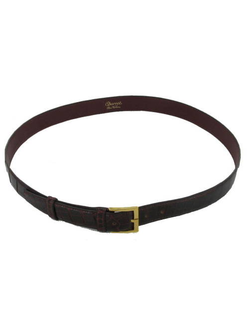 Ceinture croco CHARVET