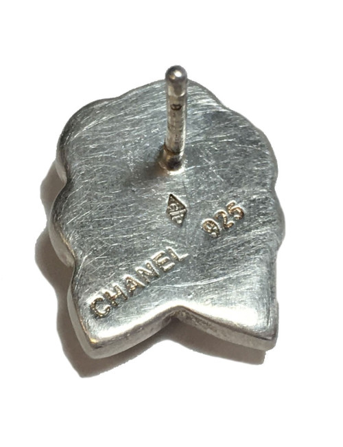 Clous CHANEL CAMÉLIAS en argent 925