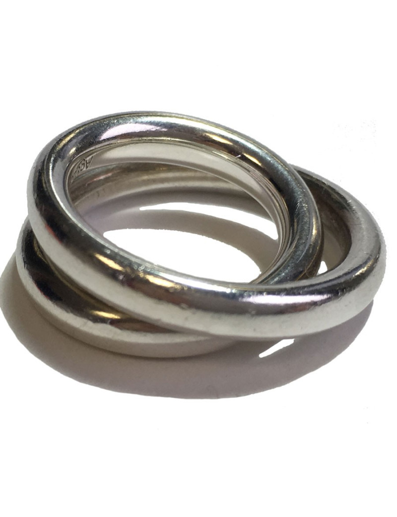 Bague Vertige HERMÈS en argent massif
