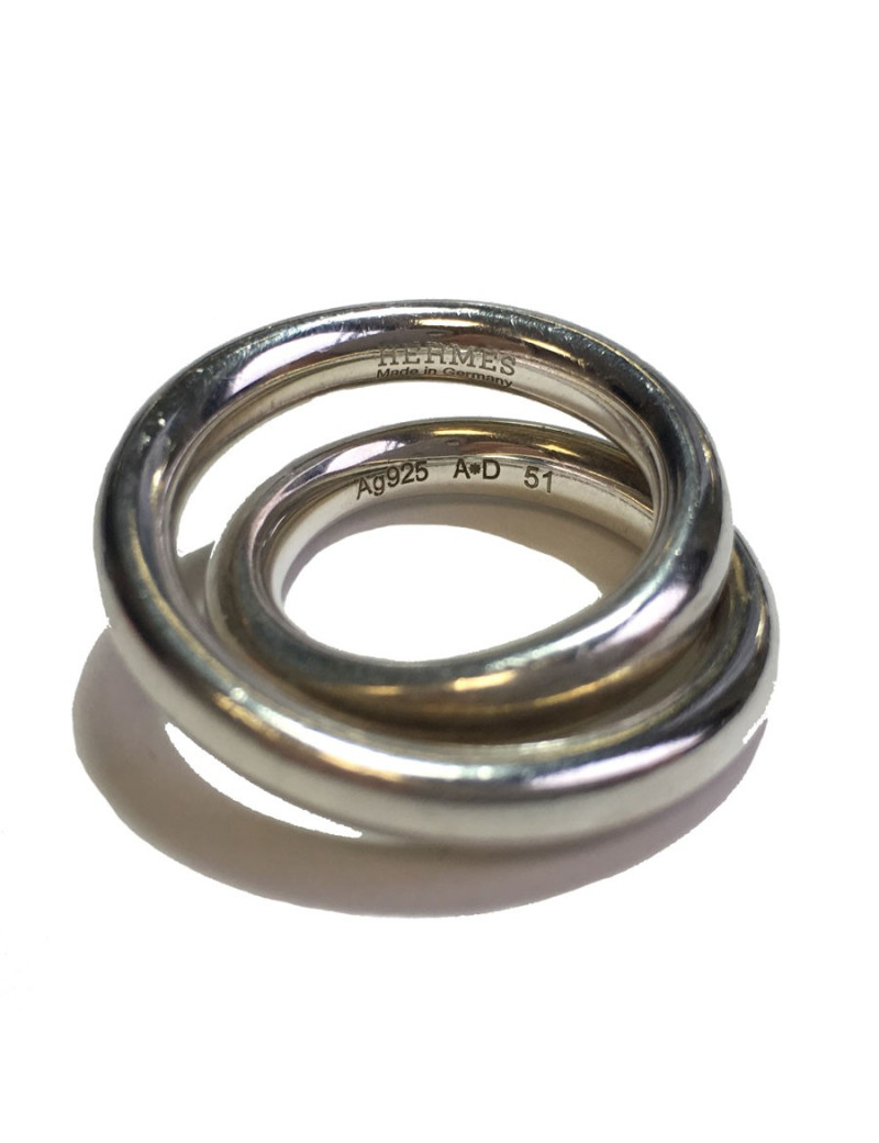 Bague Vertige HERMÈS en argent massif