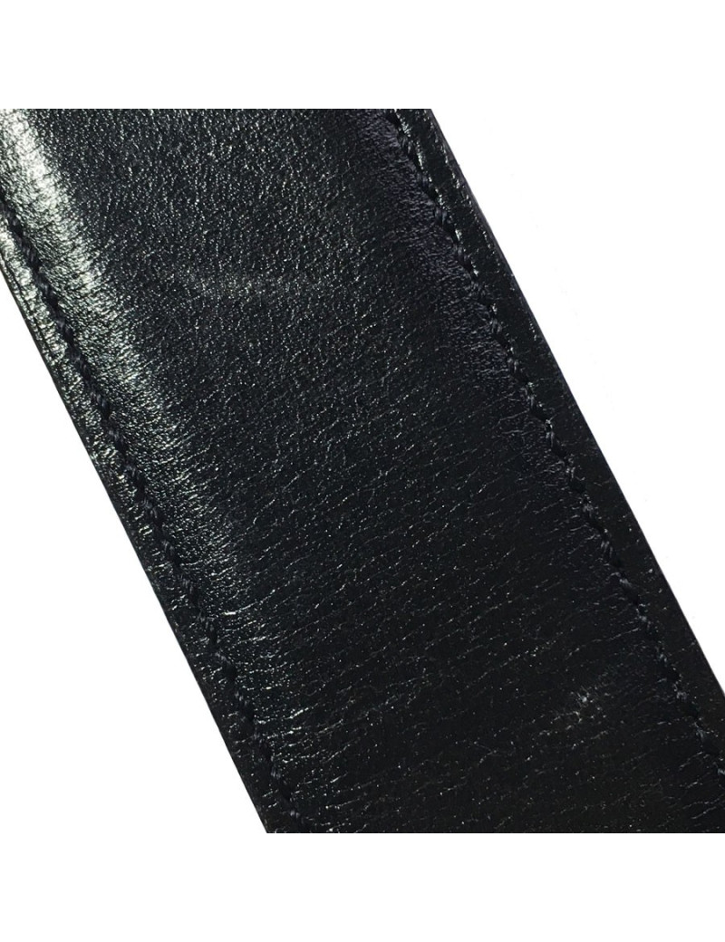 Ceinture H HERMES Réversible gold et noire