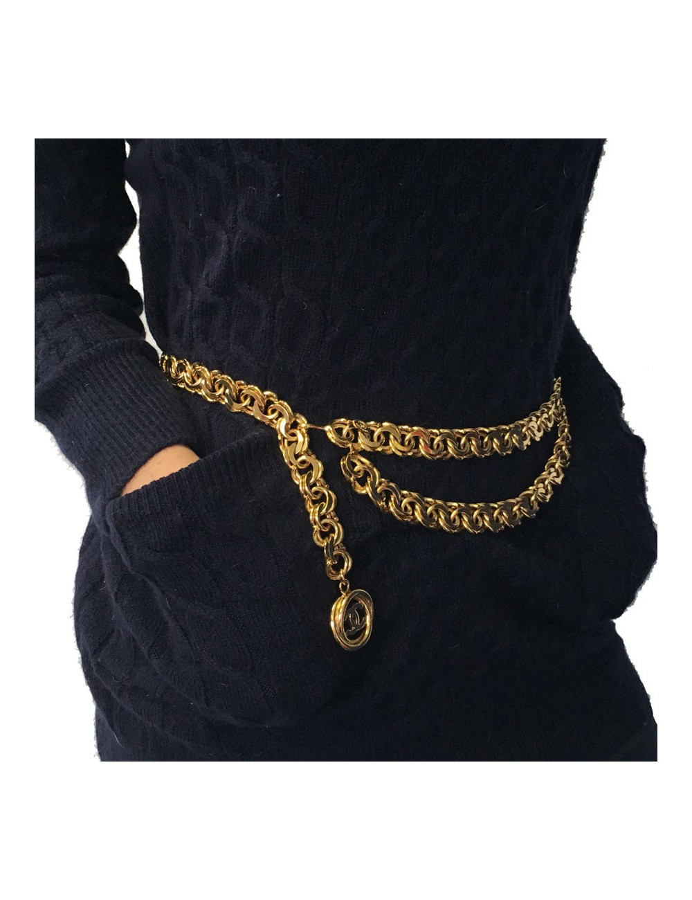 Ceinture CHANEL chaine dorée