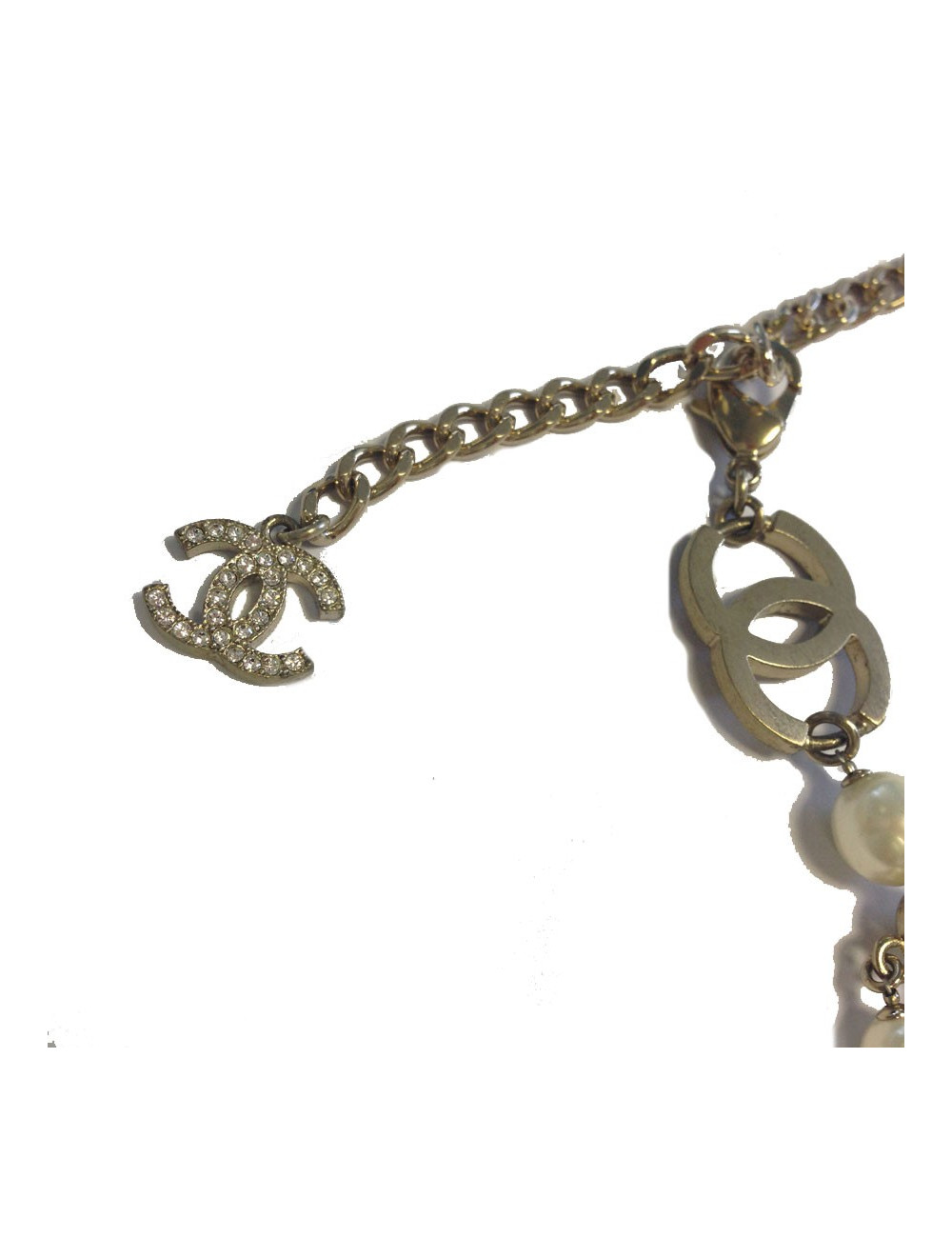 Ceinture Noeud CHANEL en perles nacrées