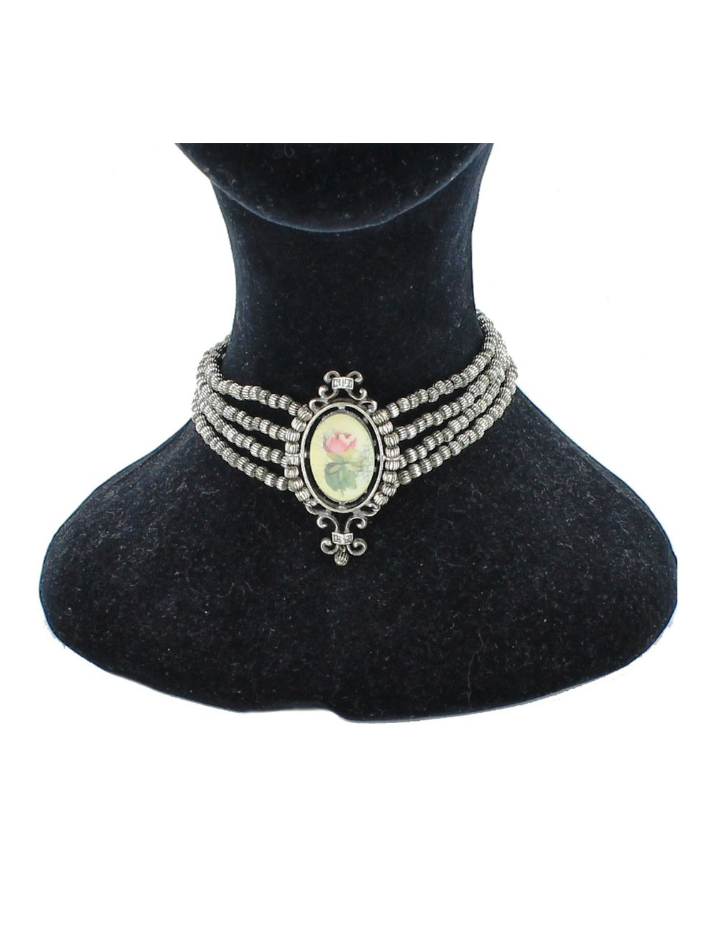 parure CHRISTIAN DIOR collier et boucles d'oreille