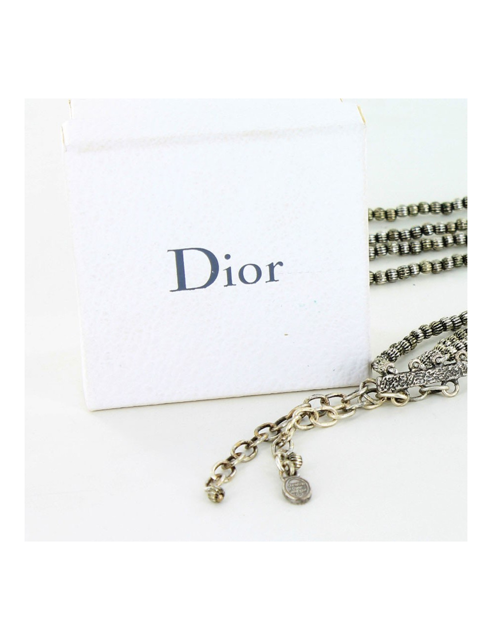 parure CHRISTIAN DIOR collier et boucles d'oreille