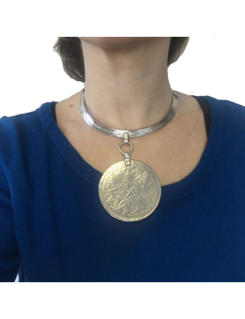 Collier SCOOTER Paris ethnique en argent