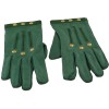 gants HERMES t 7 cuir vert