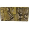 YVES SAINT LAURENT wallet in golden python