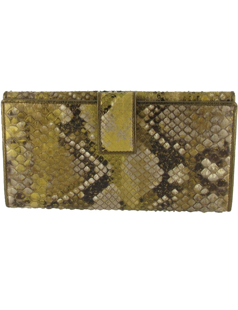 YVES SAINT LAURENT wallet in python Occasion Certified Authentic