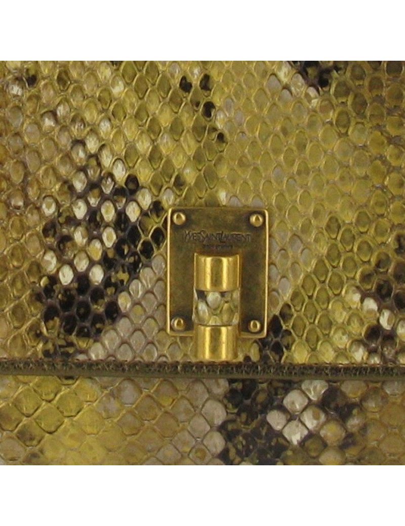 YVES SAINT LAURENT wallet in python Occasion Certified Authentic