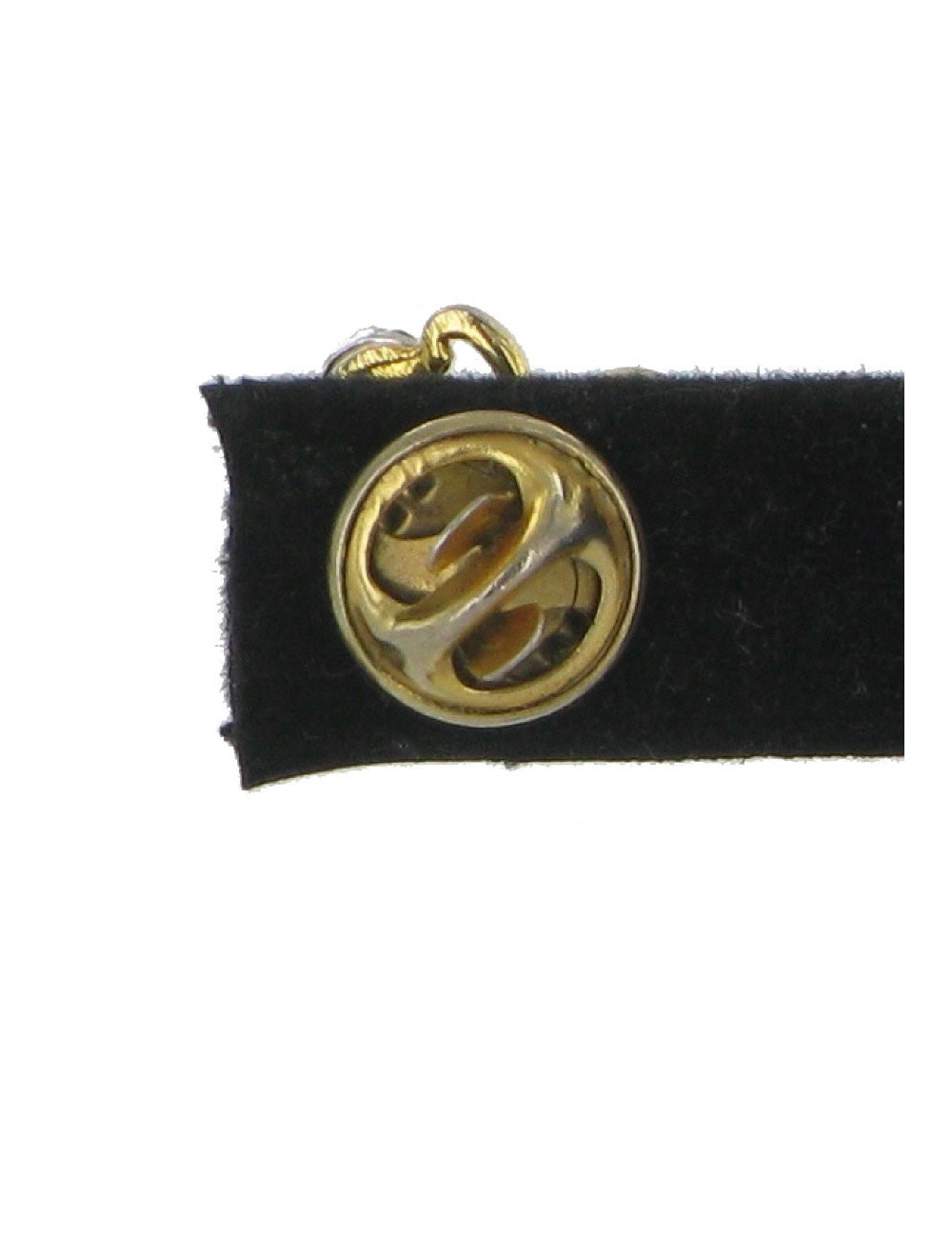 Gold metal and rhinestone Butterfly pins