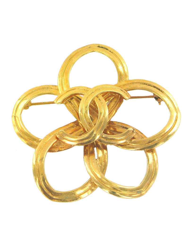 Broche vintage CHANEL fleur