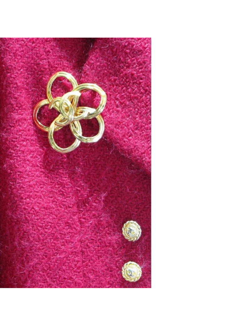 Broche vintage CHANEL fleur