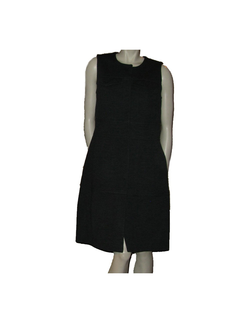Robe en laine grise T38 SONIA RYKIEL