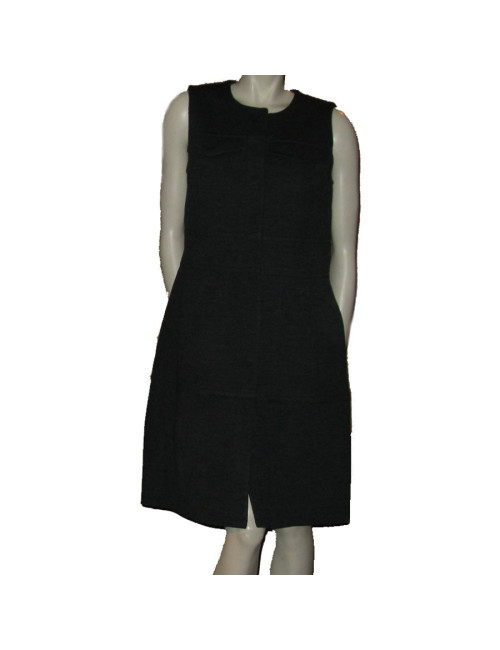 Robe en laine grise T38 SONIA RYKIEL