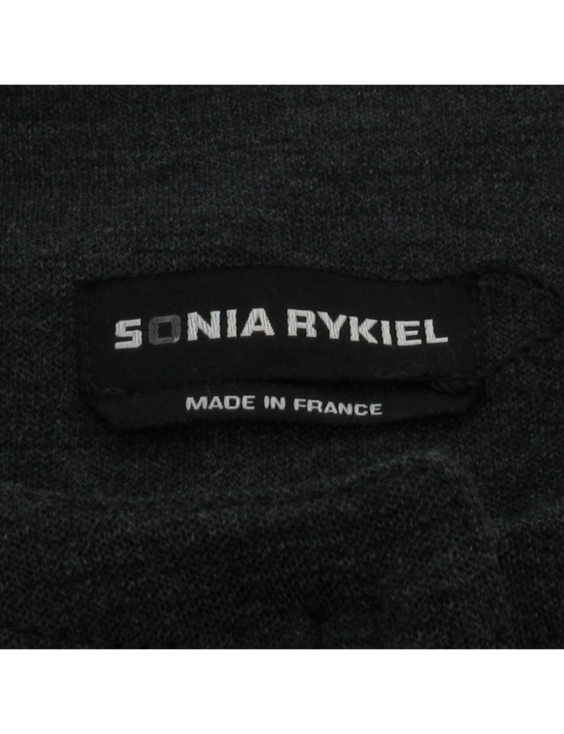 Robe en laine grise T38 SONIA RYKIEL