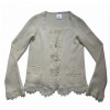 CHANEL Twinset cashmere T 38 off-white