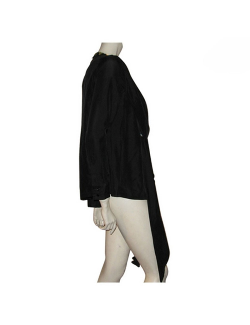 Chemisier en soie noire GIVENCHY