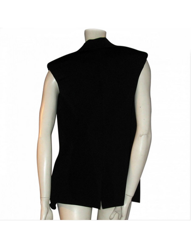 Veste sans manches CHANEL noire T44