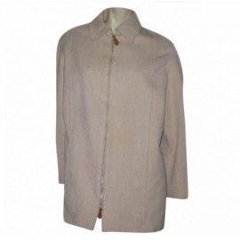 HERMES T 38 beige cotton jacket