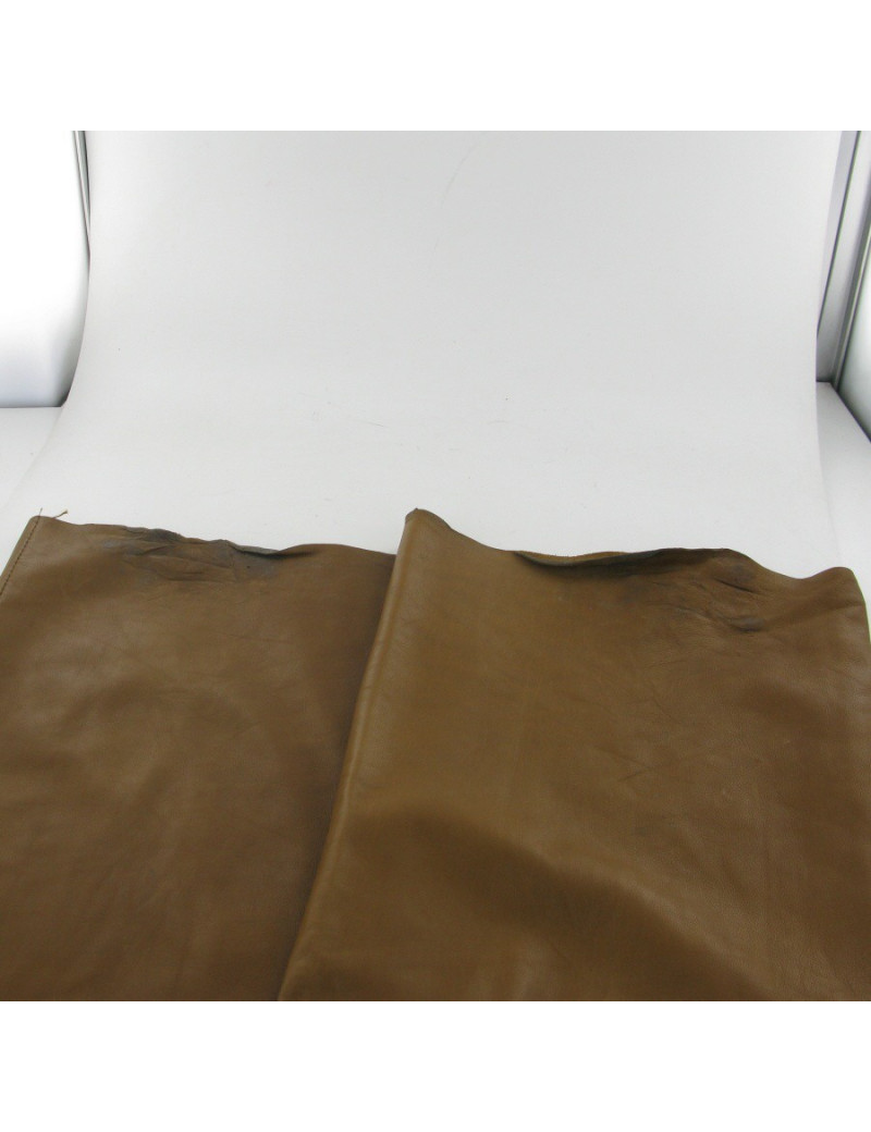 GUCCI brown leather pants