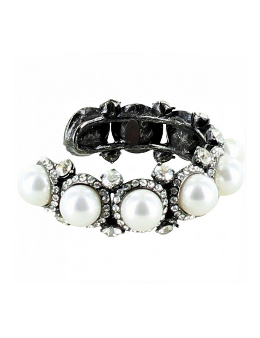 Bracelet LANVIN perles nacrées et brillants