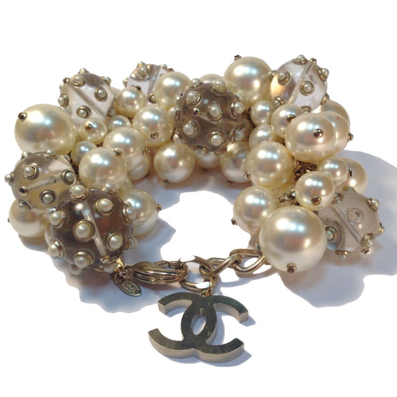 Bracelet beads CHANEL - VALOIS VINTAGE PARIS