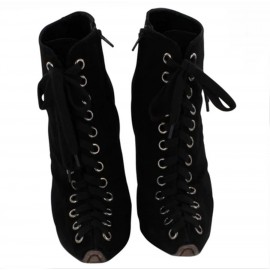 GIAMBATTISTA VALLI-heeled suede boots