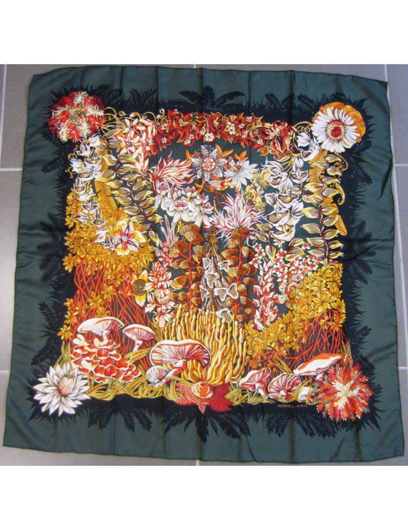 Foulard Carré Hermès "ile déserte"