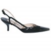 Varnish CHANEL T36, 5 leather pumps black and cloth